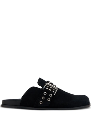 ALOHAS Halia eyelet-embellished mules - Black