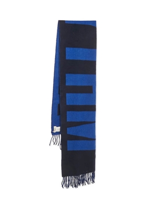 Zadig&Voltaire 2010s striped reversible scarf - Blue