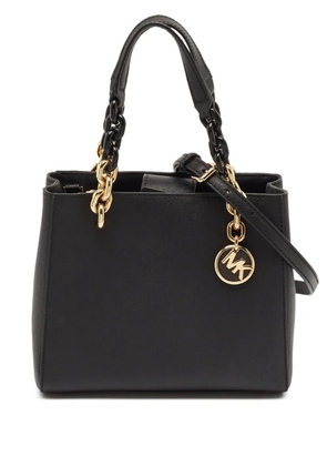 Michael Kors Vintage chain-detail leather tote bag - Black