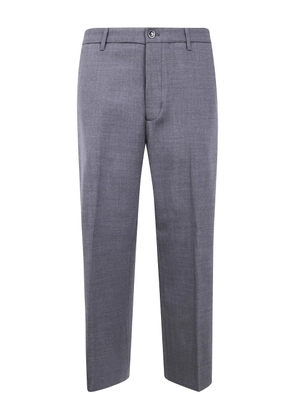Nine In The Morning button-fastening wool trousers - Grey