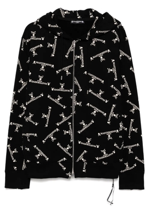 Mastermind World monogram zip hoodie - Black