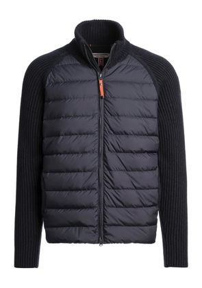 Parajumpers Olmo ribbed-knit quilted jacket - Blue
