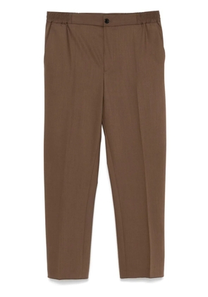 HUGO elasticated-waistband trousers - Brown