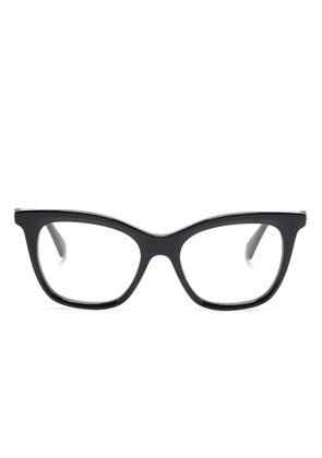 Off-White Eyewear logo-plaque glasses - Black