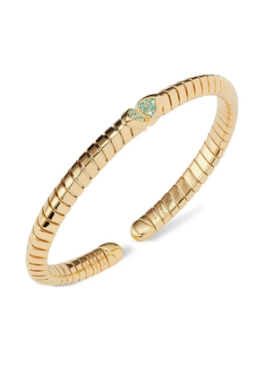 MARINA B 18K yellow gold Trisolina paraiba tourmaline bangle bracelet