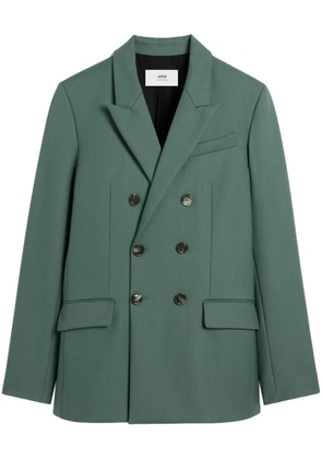 AMI Paris bouble-breasted blazer - Green