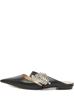 Nicholas Kirkwood crystal-embellishment mules - Black