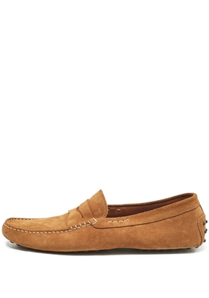 Tod's Vintage suede penny loafers - Brown