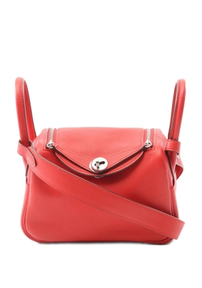 Hermès Pre-Owned 2021 mini Lindy shoulder bag - Red
