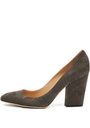 Sergio Rossi block heel pumps - Grey