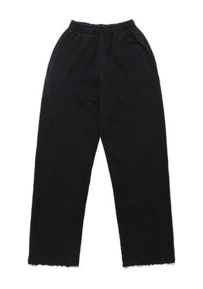 Mainless distressed track trousers - Black