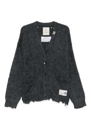Maison MIHARA YASUHIRO pocket distressed cardigan - Grey