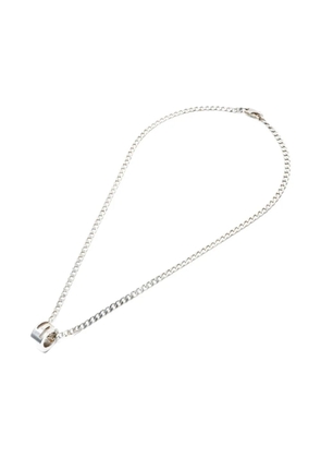 Gucci Pre-Owned 2000s pendant chain necklace - Silver