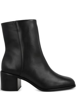 Bird&Co 50mm Square block-heel boots - Black