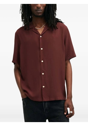 AllSaints Venice buttoned shirt - Brown