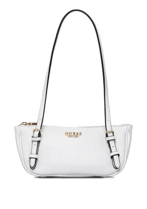 GUESS USA logo-lettering shoulder bag - White