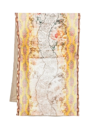 Pierre-Louis Mascia floral-motif scarf - Neutrals