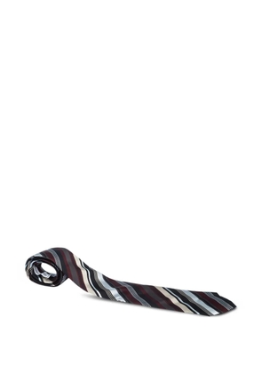 Dolce & Gabbana Pre-Owned striped silk tie - Black