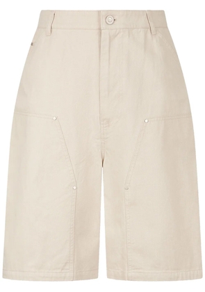 TOMBOY contrast-stitching shorts - Neutrals