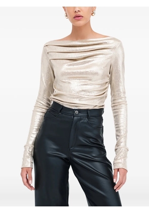 Marcella Cooper gathered top - Gold