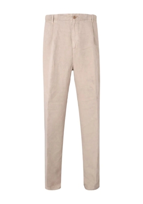 120% Lino Pleated trousers - Neutrals