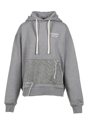 Charles Jeffrey Loverboy rabbit-ears hoodie - Grey