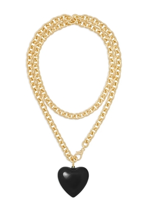 Roxanne Assoulin Big Puffy Heart Charm necklace - Gold