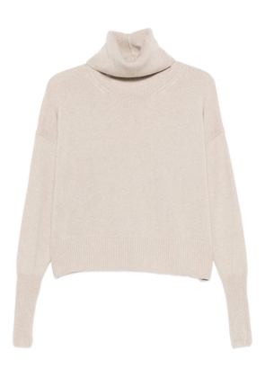 Incentive! Cashmere turtleneck sweater - Neutrals