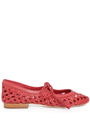Sarah Chofakian Yard ballerina shoes - Red