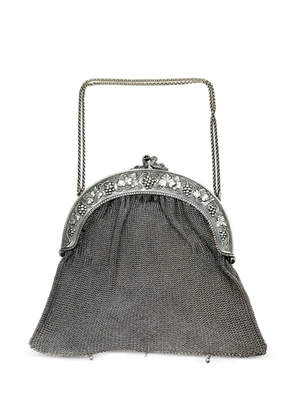 Jennifer Gibson Jewellery 1900s mythical fish chainmail purse - Silver