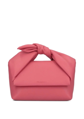 JW Anderson Twister bow-detail shoulder bag - Pink