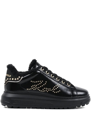 Karl Lagerfeld KAPRI LUG leather sneakers - Black