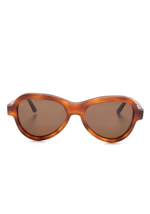 Sestini Eyewear Otto pilot-frame sunglasses - Orange