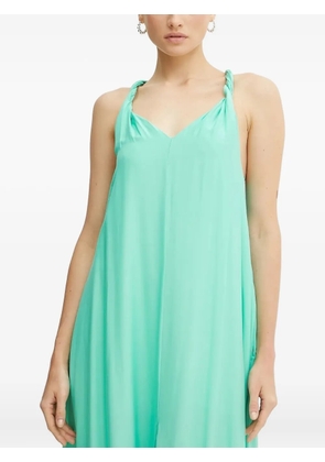 Patrizia Pepe braided-back maxi day dress - Green