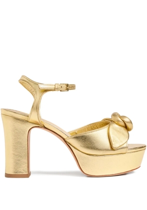 Cinq A Sept Arianna knotted platform sandals - Gold