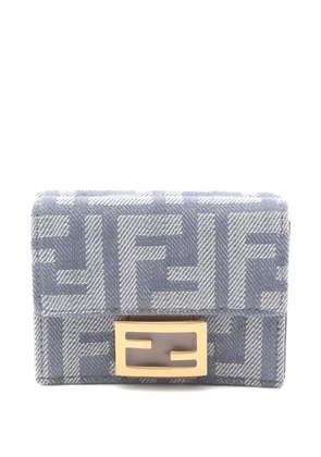 Fendi Pre-Owned 2020s Zucca tri-fold wallet - Blue