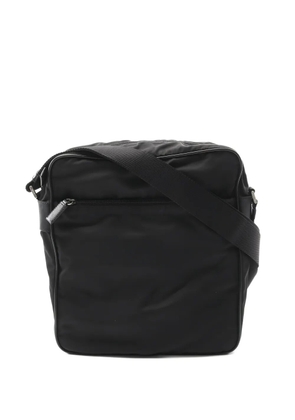 Prada Pre-Owned 2000s triangle-logo shoulder bag - Black