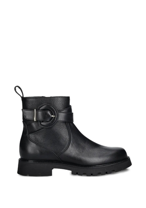 Baldinini buckled side-zip ankle boots - Black