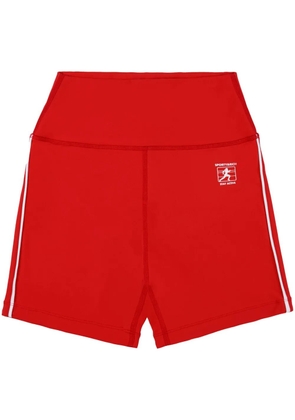 Sporty & Rich Runner Box cycling shorts - Red