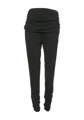 Moschino Pre-Owned ruched trousers - Black