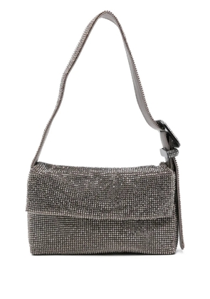 Benedetta Bruzziches rhinestone-embellished shoulder bag - Silver