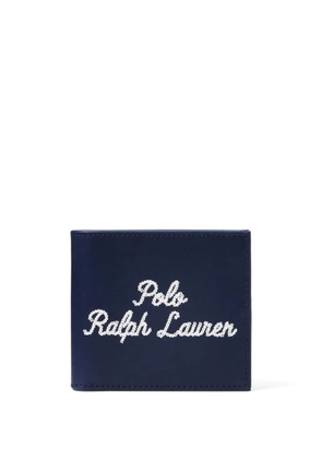 Polo Ralph Lauren logo-embroidered wallet - Blue