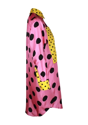 Moschino Pre-Owned polka-dot shirt dress - Pink