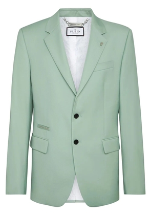 Philipp Plein Gigolò Fit virgin wool blazer - Green