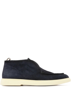 Officine Creative suede leather slip-on boots - Black