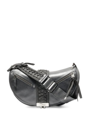 Christian Dior Pre-Owned 2002 braided-details shoulder bag - Black