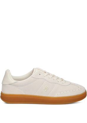 Tommy Hilfiger Heritage perforated suede sneakers - Neutrals