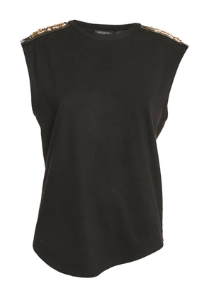 Balmain Pre-Owned cotton top - Black