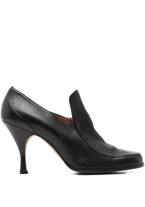 Romeo Gigli Pre-Owned 1990s leather pumps - Black