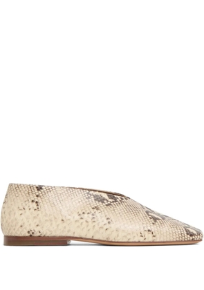 Mansur Gavriel Square Soft V ballet flats - Neutrals